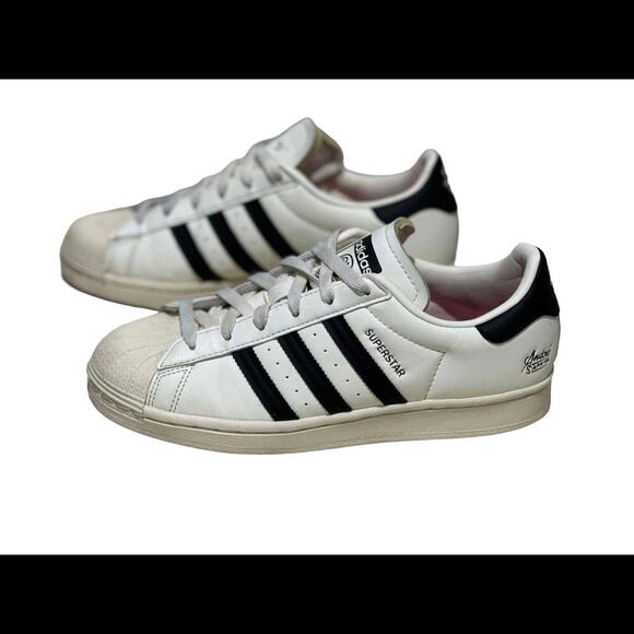 Adidas Originals Superstar x Andre Saraiva Chalk White Men Unisex  GZ2203 Sz 6 - Picture 2 of 7